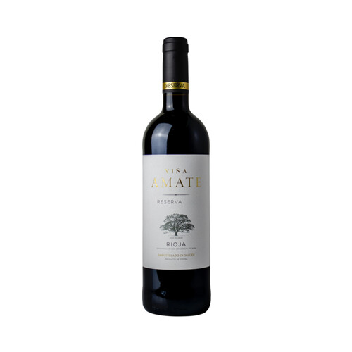 Alcampo VIÑA AMATE Vino tinto reserva con D.O. Ca. Rioja VIÑA AMATE botella de 75 cl
