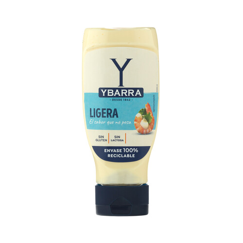 Alcampo YBARRA Mayonesa ligera bocabajo YBARRA 400 ml