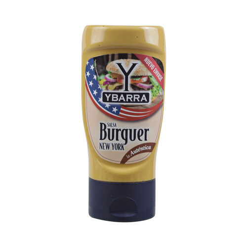 Alcampo YBARRA Salsa burger New York especial para hamburguesas 250 ml