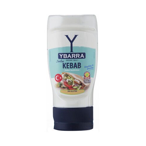 Alcampo YBARRA Salsa kebab con garantia Halal 250 ml