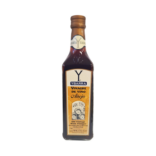 Alcampo YBARRA Vinagre de vino tinto crianza de Cádiz YBARRA 500 ml