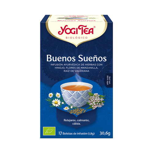Alcampo YOGI TEA Dulces Sueños infusión BIO relax 17 uds. 30 6 g