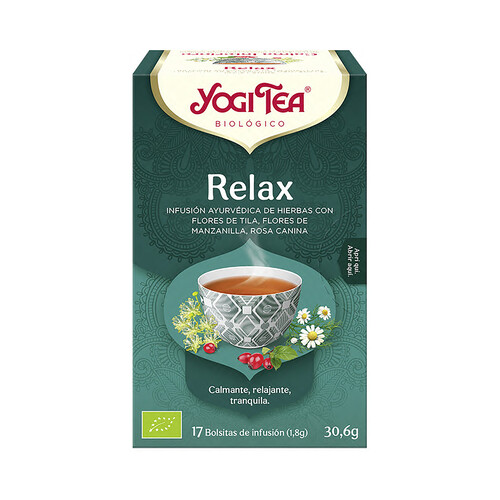 Alcampo YOGI TEA Infusión de té de relax BIO 17 uds. 30 6 g