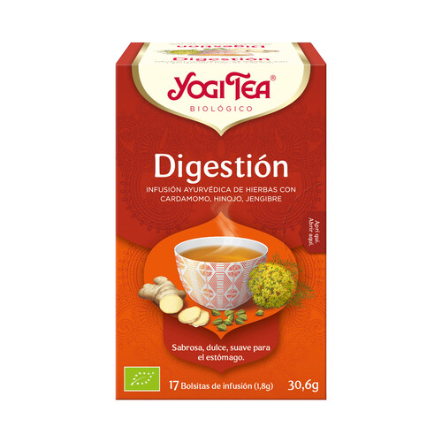 Alcampo YOGI TEA Infusión digestiva BIO 17 uds. 30 6 g