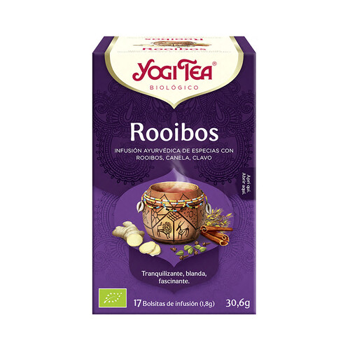 Alcampo YOGI TEA Infusión rooibos BIO 17 uds. 30 6 g