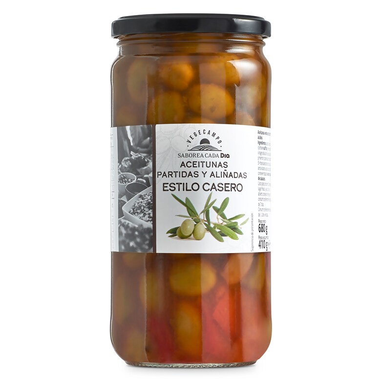Dia Aceitunas estilo casero Vegecampo de Dia frasco 410 g