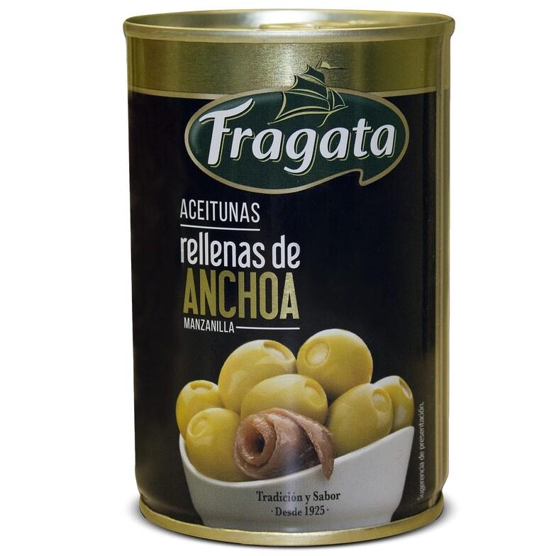 Dia Aceitunas manzanilla rellena de anchoa Fragata lata 130 g