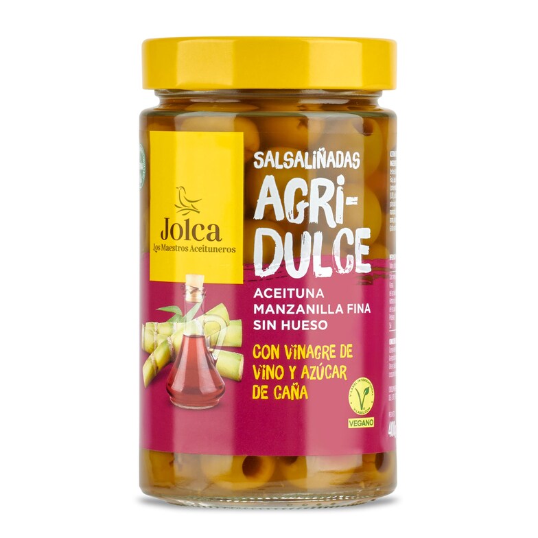 Dia Aceitunas salsaliñadas agridulce Jolca frasco 400 g