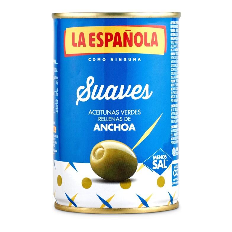 Dia Aceitunas suaves rellenas de anchoa La española lata 130 g