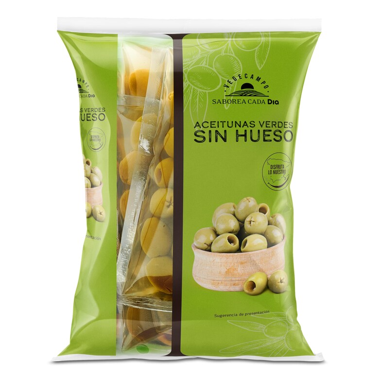 Dia Aceitunas verdes sin hueso Vegecampo de Dia bolsa 3 x 75 g