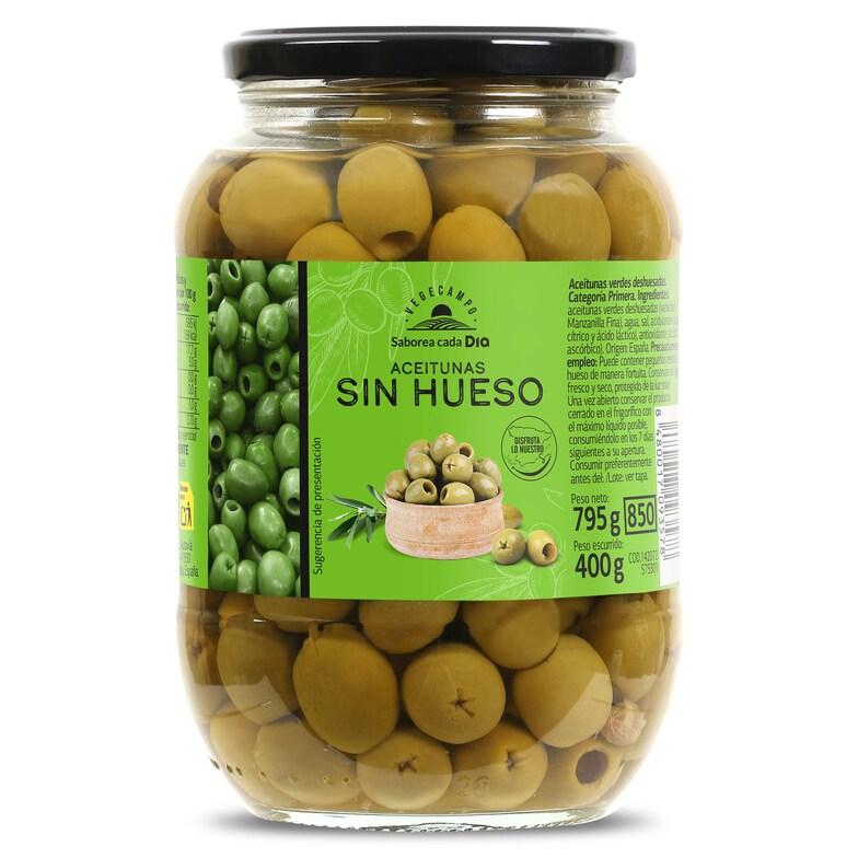 Dia Aceitunas Verdes Sin Hueso Vegecampo De Dia Frasco 400 G