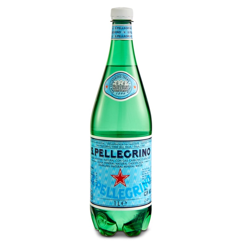 Dia Agua mineral con gas San Pellegrino botella 1 l