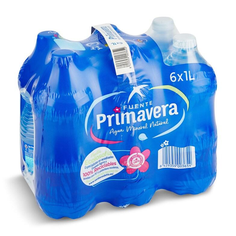 Dia Agua mineral natural Fuente primavera pack 6 x 1 l