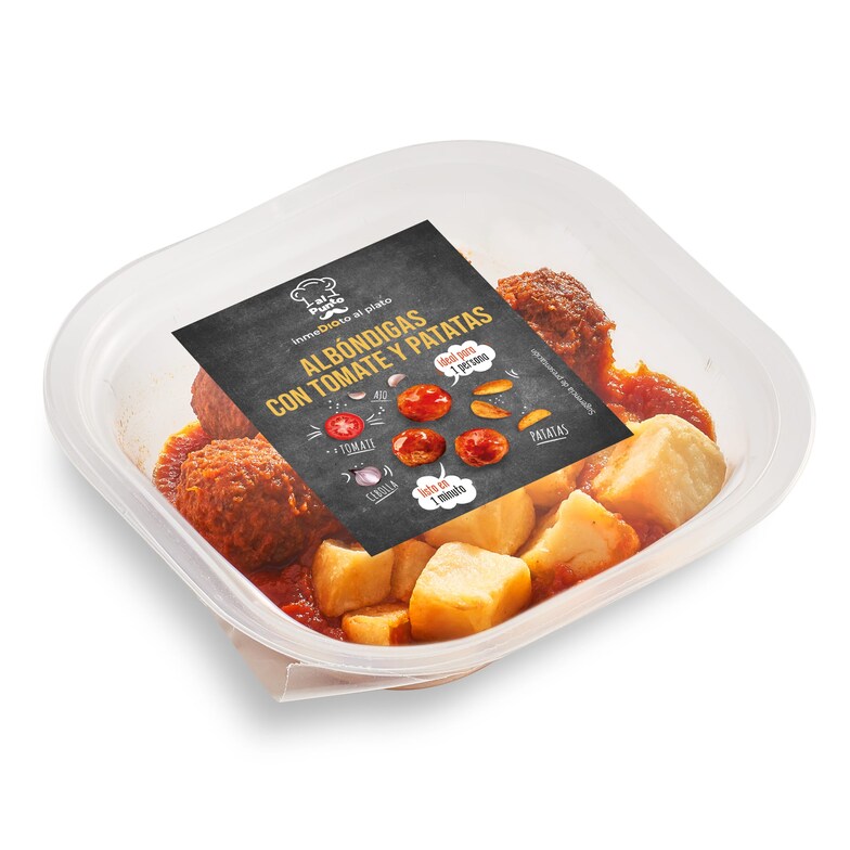 Dia Albóndigas con tomate y patatas Al Punto Dia bandeja 250 g