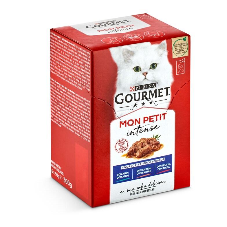 Dia Alimento para gatos con atún/salmón/trucha Gourmet caja 300 g