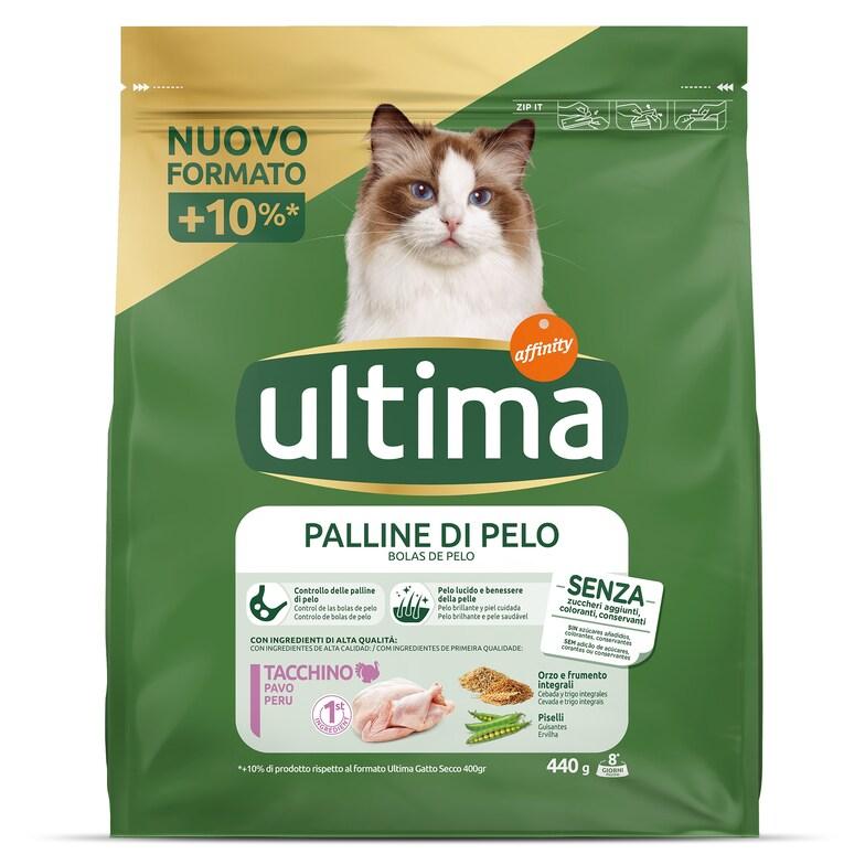 Dia Alimento para gatos esterilizados anti bolas de pelo con pavo Ultima bolsa 440 g