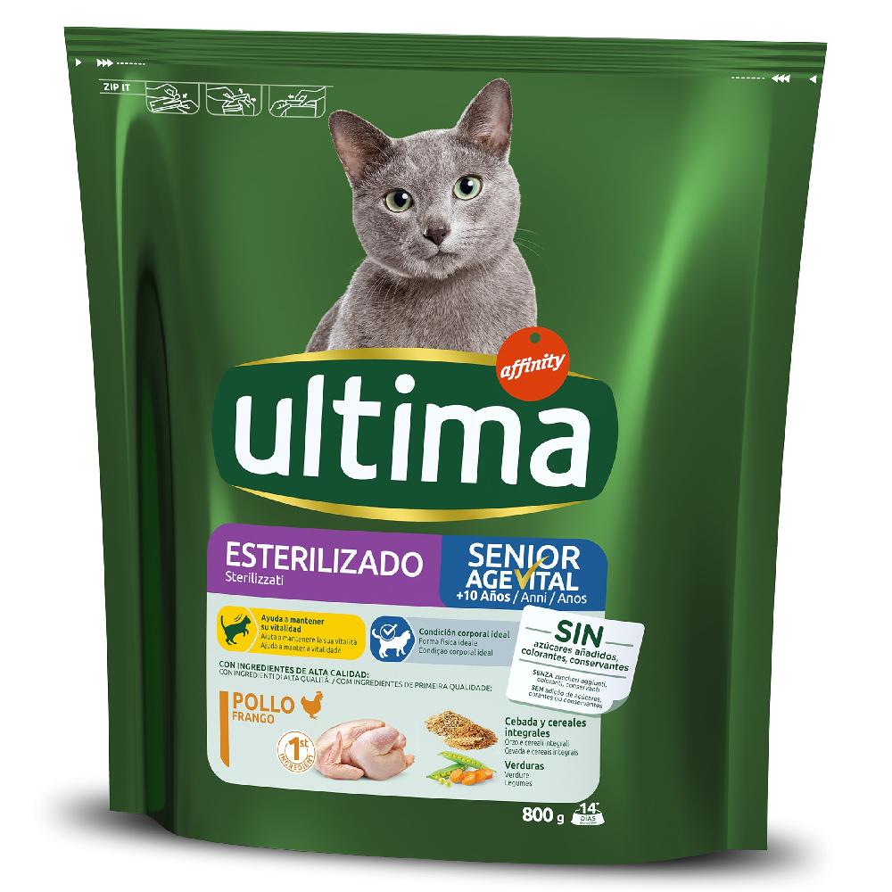 Dia Alimento para gatos senior esterilizados Ultima bolsa 800 g