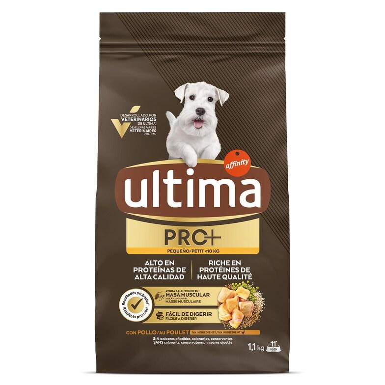 Dia Alimento para perros mini con pollo Ultima Pro+ bolsa 1.1 Kg