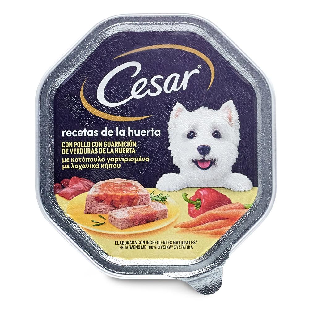 Dia Alimento para perros selección de la huerta con pollo Cesar tarrina 150 g