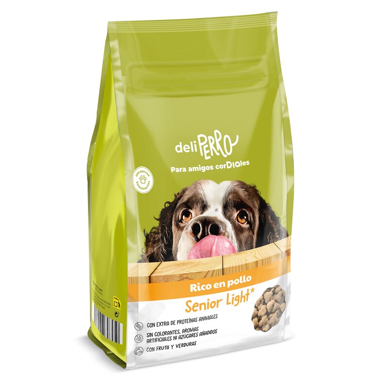 Dia Alimento para perros senior light con pollo Deliperro de Dia bolsa 3 Kg