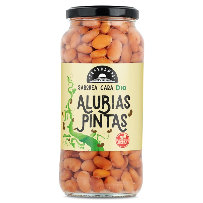 Dia Alubias pintas cocidas Vegecampo de Dia frasco 400 g