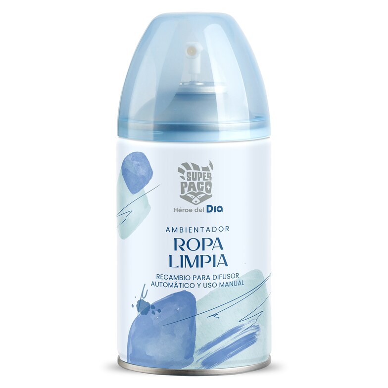 Dia Ambientador automático ropa limpia Super Paco de Dia spray 250 ml