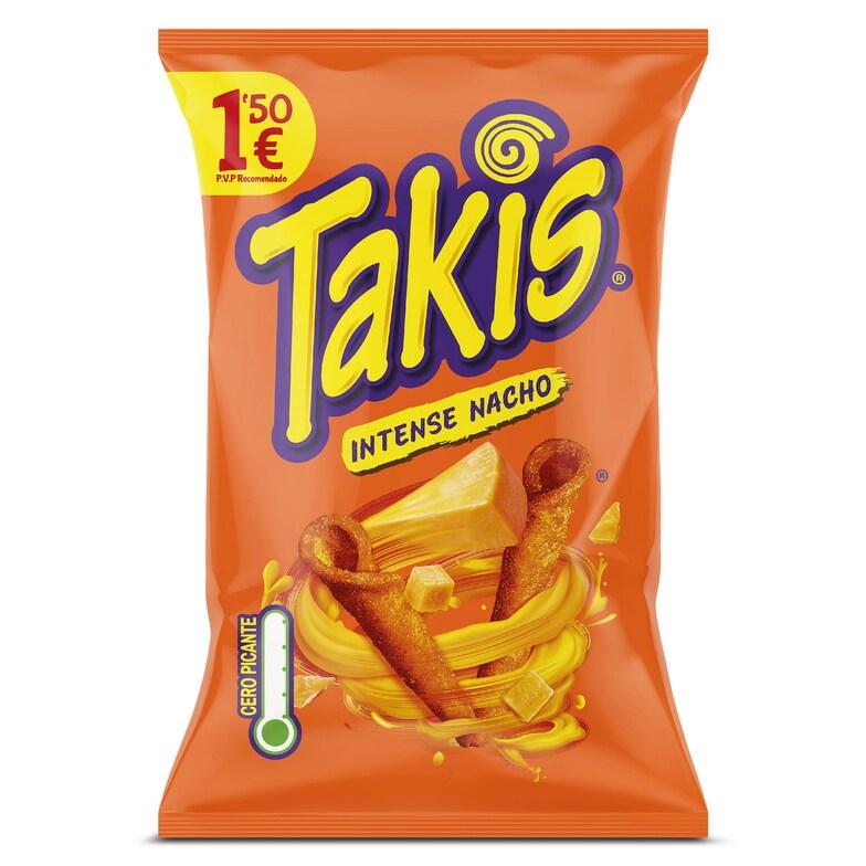 Dia Aperitivo De Maíz Sabor Queso Intense Nacho Takis Bolsa 80 G