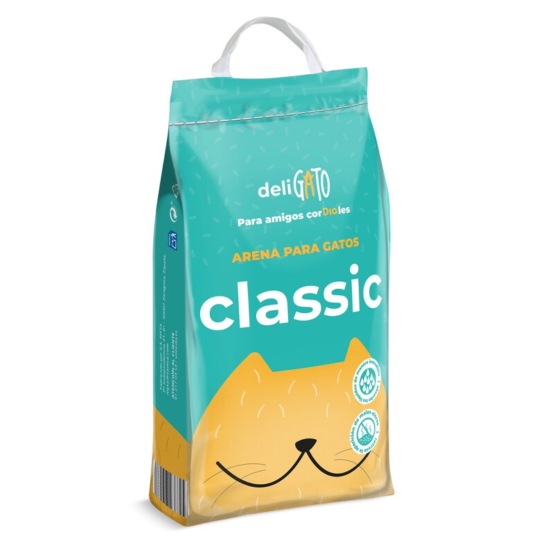 Dia Arena para gatos absorbente Deligato Dia bolsa 5 Kg