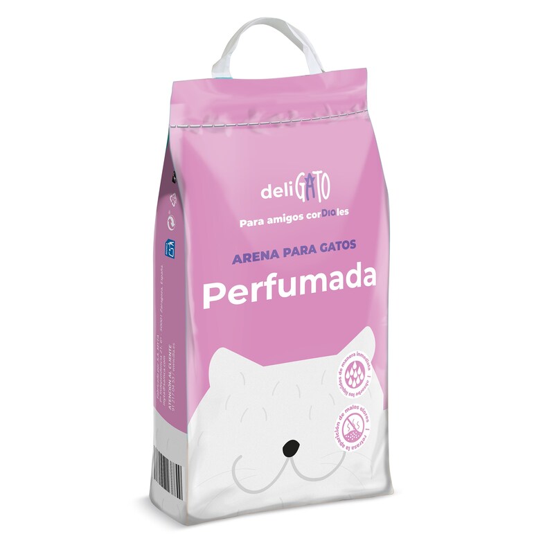 Dia Arena Para Gatos Absorbente Perfumada Deligato Dia Bolsa 5 Kg
