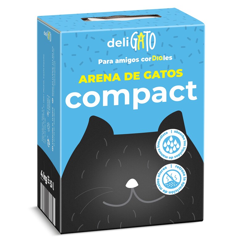 Dia Arena para gatos compacta Deligato Dia caja 4 Kg