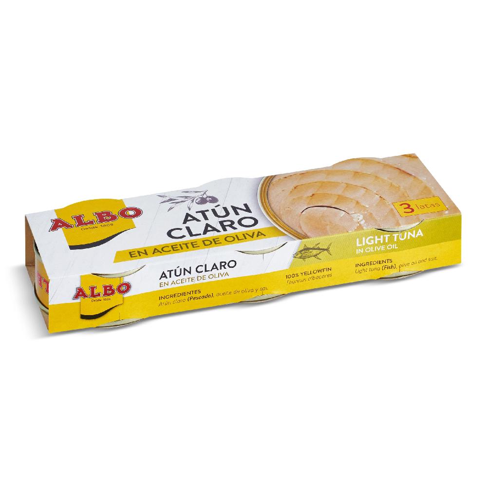 Dia Atún claro en aceite de oliva Albo pack 3 x 48 g