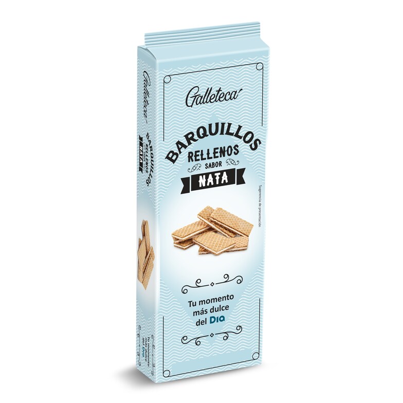 Dia Barquillos rellenos de nata Galleteca de Dia bolsa 210 g