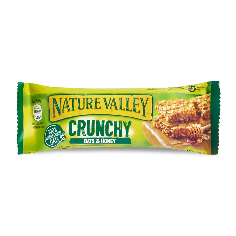 Dia Barrita de cereales de avena y miel crunchy Nature Valley bolsa 42 g