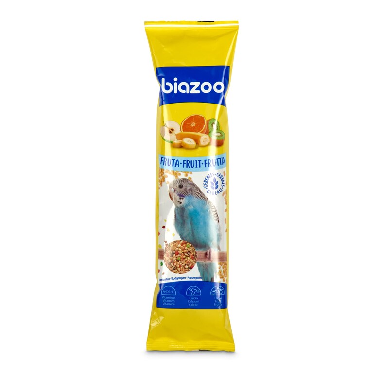 Dia Barritas con fruta para periquitos Biazoo bolsa 60 g