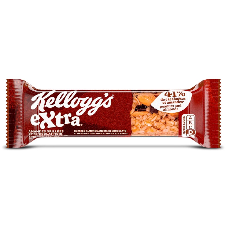 Dia Barritas De Avena Cacahuetes Y Almendras Con Chocolate Kellogg's Extra Bolsa 32 G