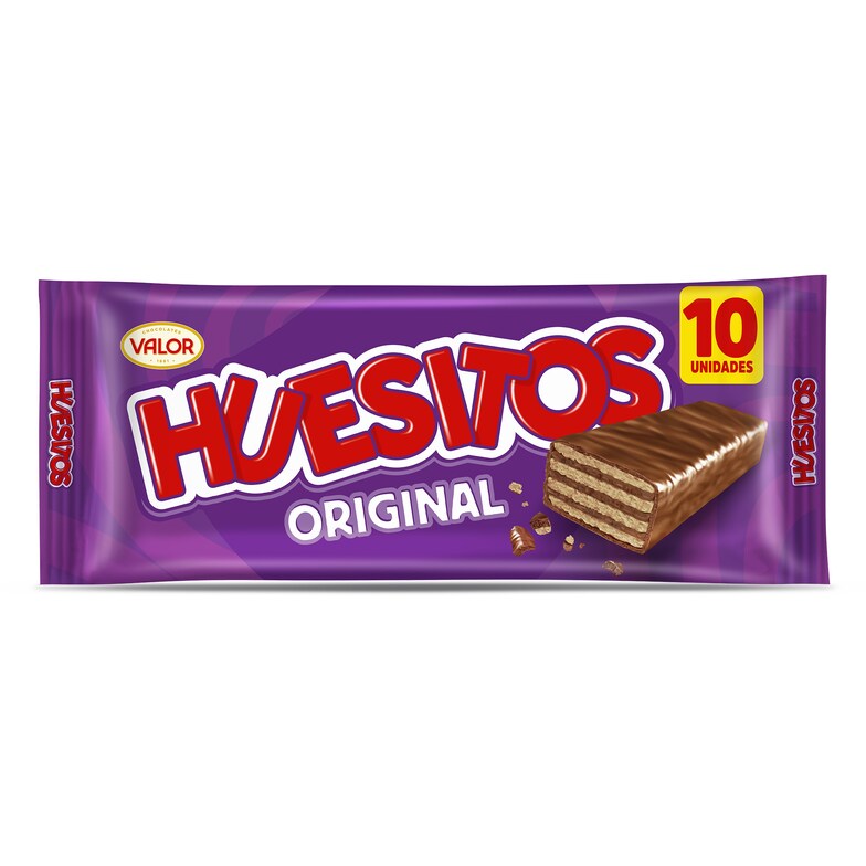 Dia Barritas de barquillo recubierta de chocolate con leche Huesitos bolsa 200 g