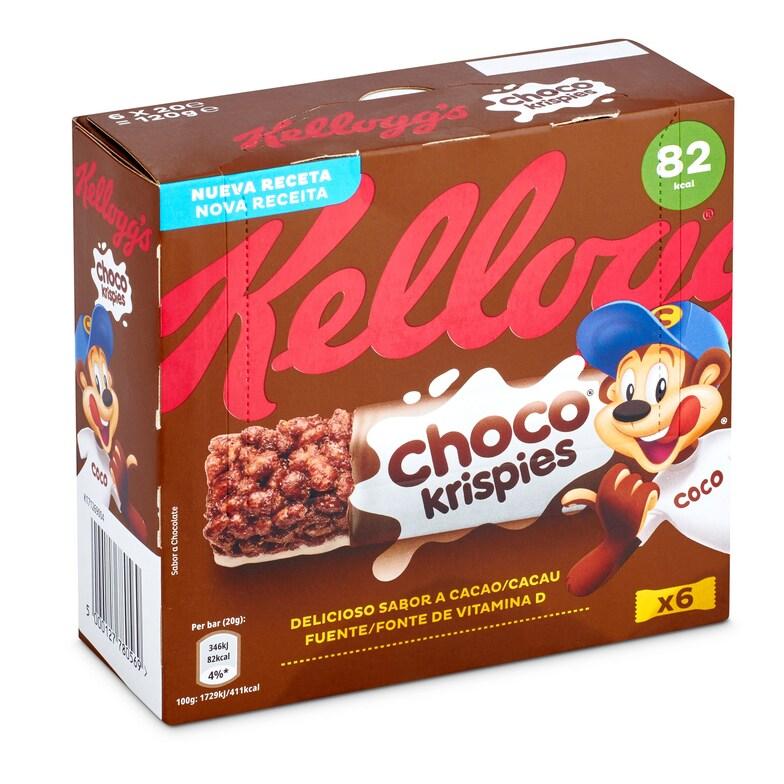 Dia Barritas de cereales chocolateadas Kellogg's Choco Krispies caja 120 g