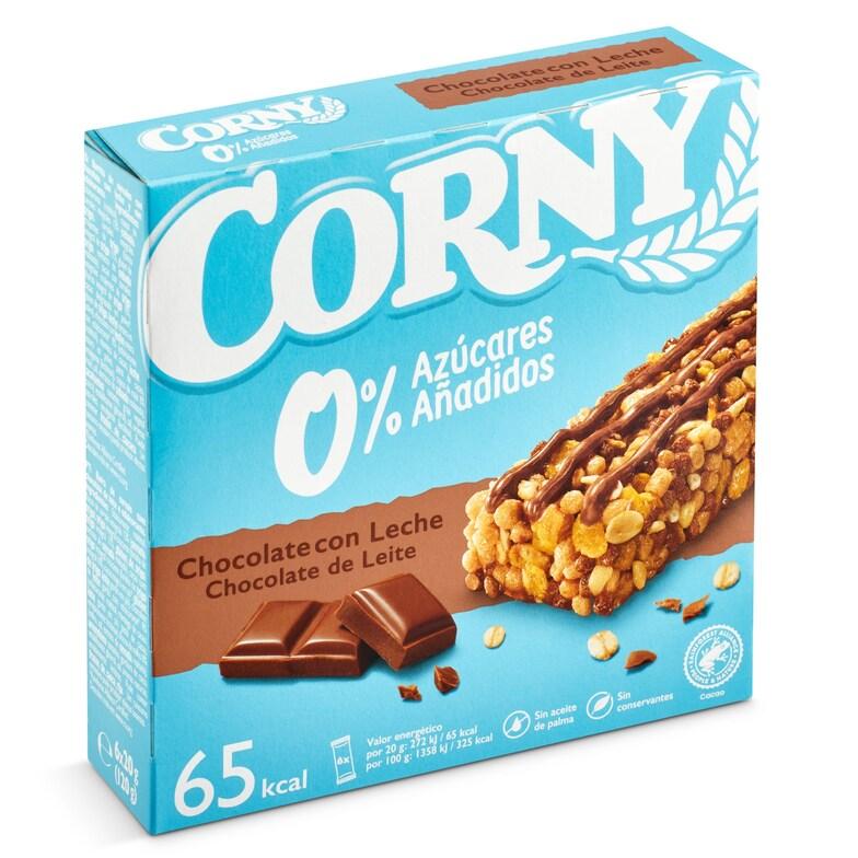 Dia Barritas de cereales con chocolate con leche Corny caja 120 g