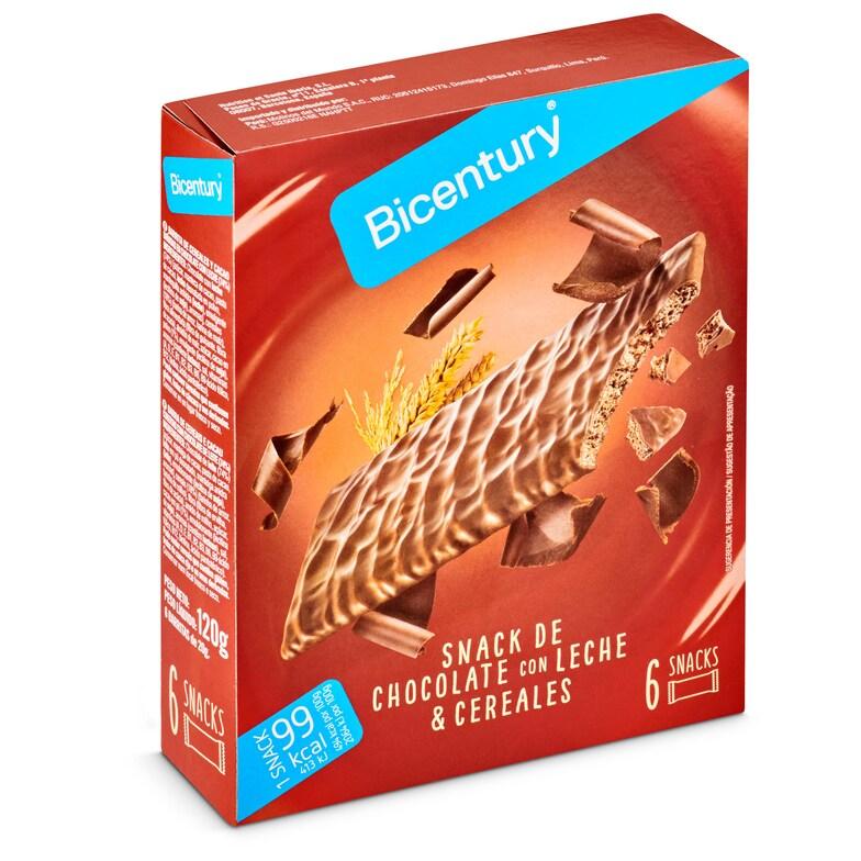Dia Barritas De Cereales Y Cacao Bañadas En Chocolate Con Leche Bicentury Caja 120 G