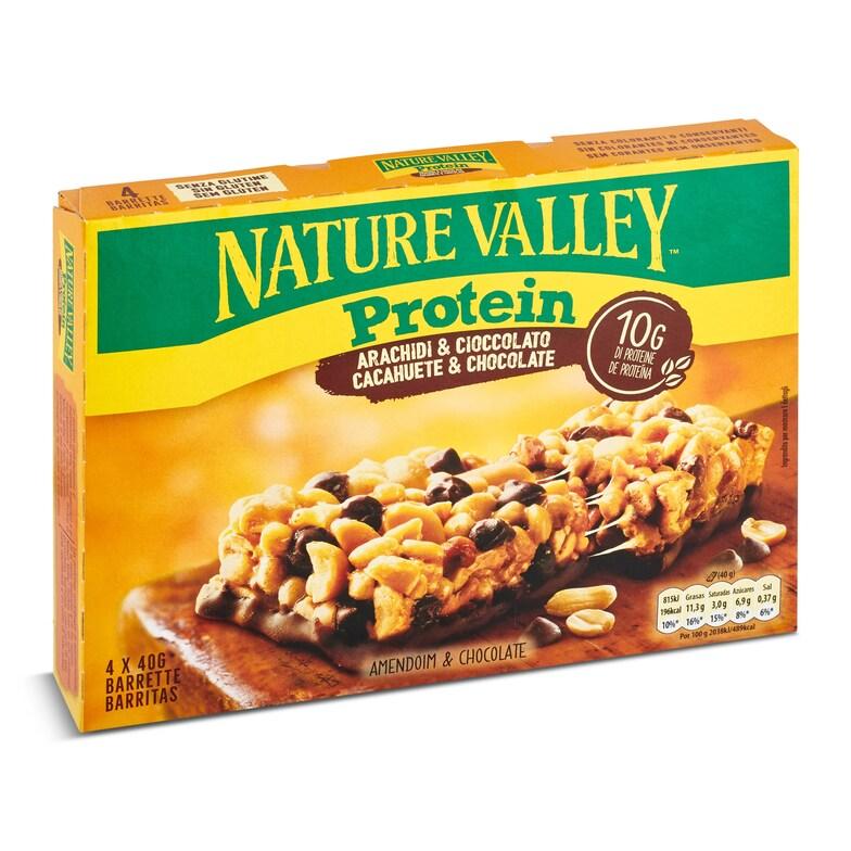 Dia Barritas proteicas de cacahuete y chocolate Nature Valley caja 160 g