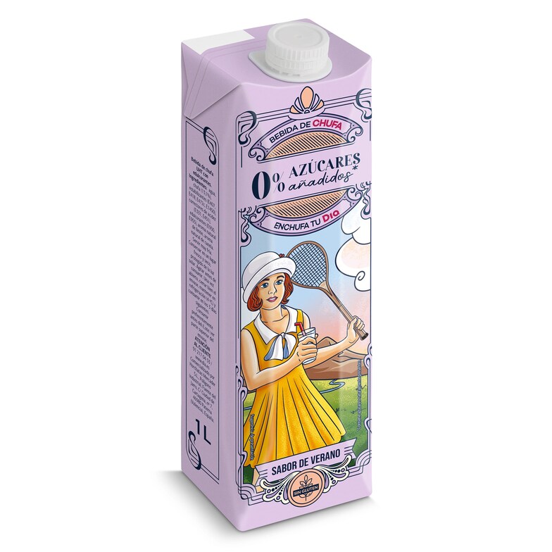 Dia Bebida de chufa sin azúcares añadidos Dia brik 1 l