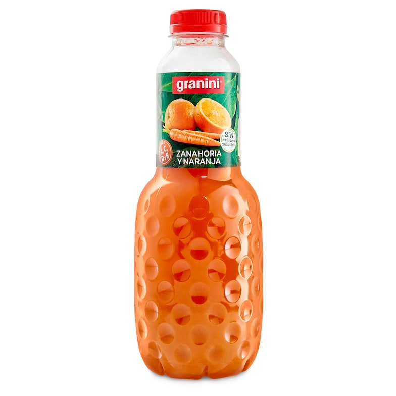 Dia Bebida de zumo de naranja zanahoria y uva Granini botella 1 l