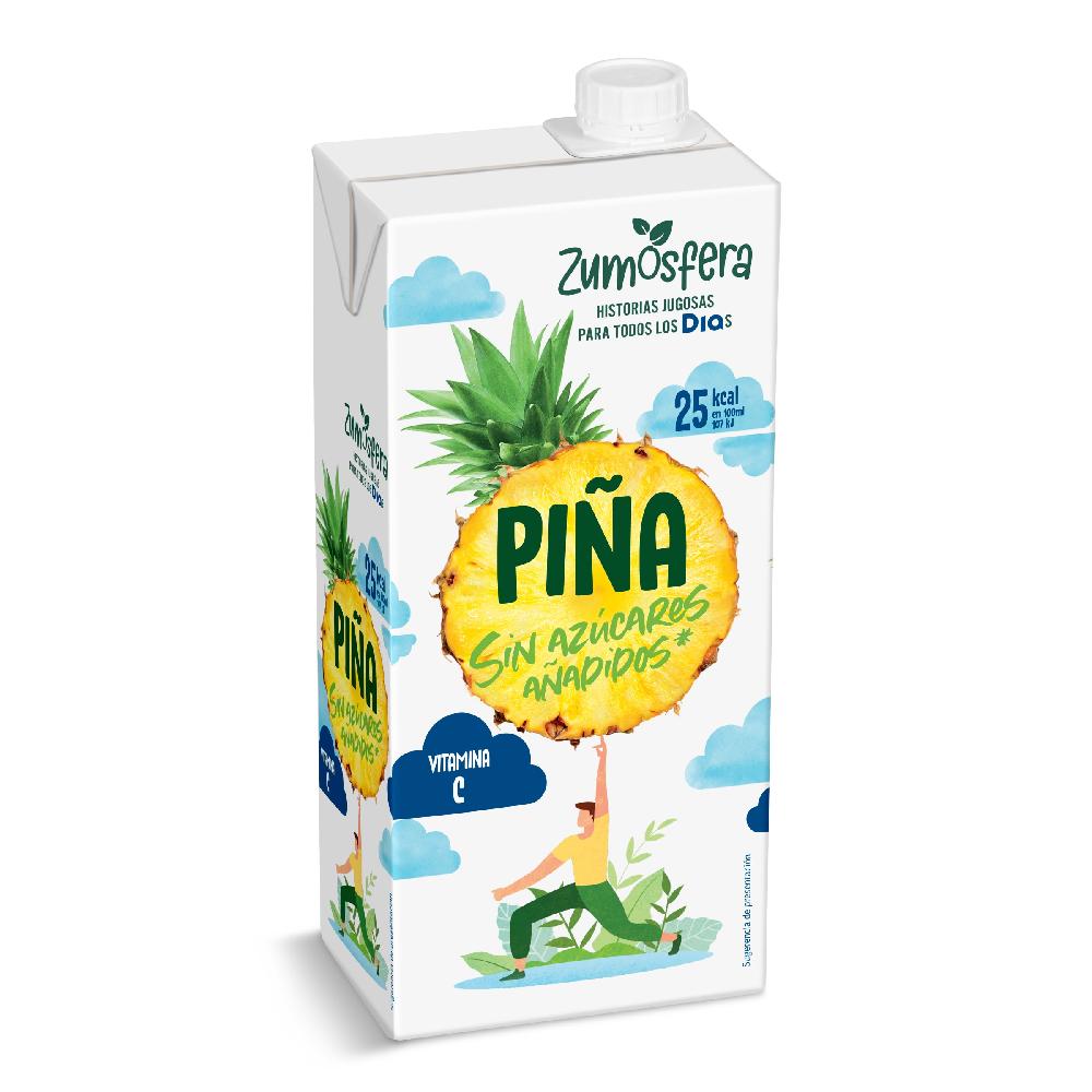 Dia Bebida de zumo de piña sin azúcares añadidos Zumosfera de Dia brik 1 l