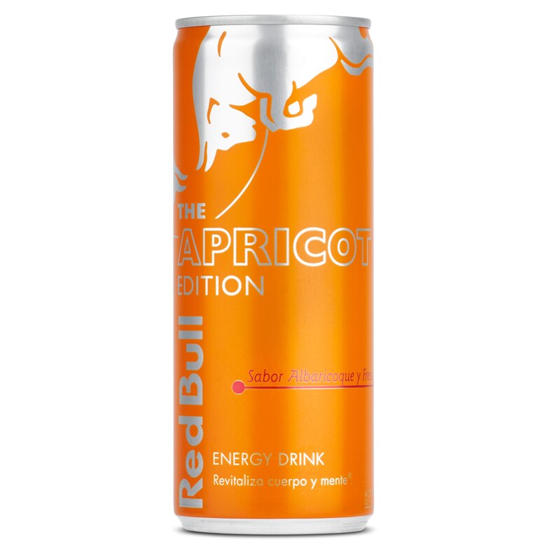 Dia Bebida energética sabor albaricoque Red bull lata 250 ml