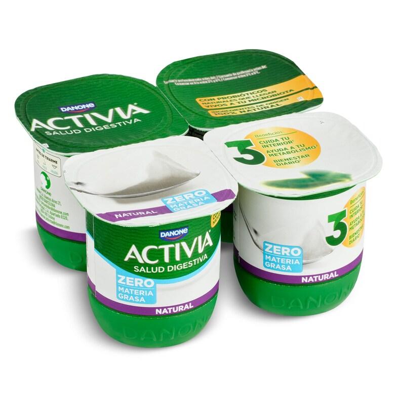 Dia Bífidus natural desnatado Activia pack 4 x 120 g