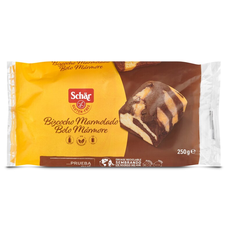 Dia Bizcocho marmolado sin gluten Dr. Schar bolsa 250 g