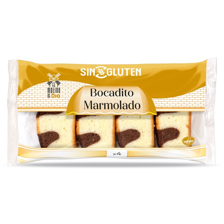 Dia Bocadito marmolado sin gluten El molino de Dia bolsa 120 g