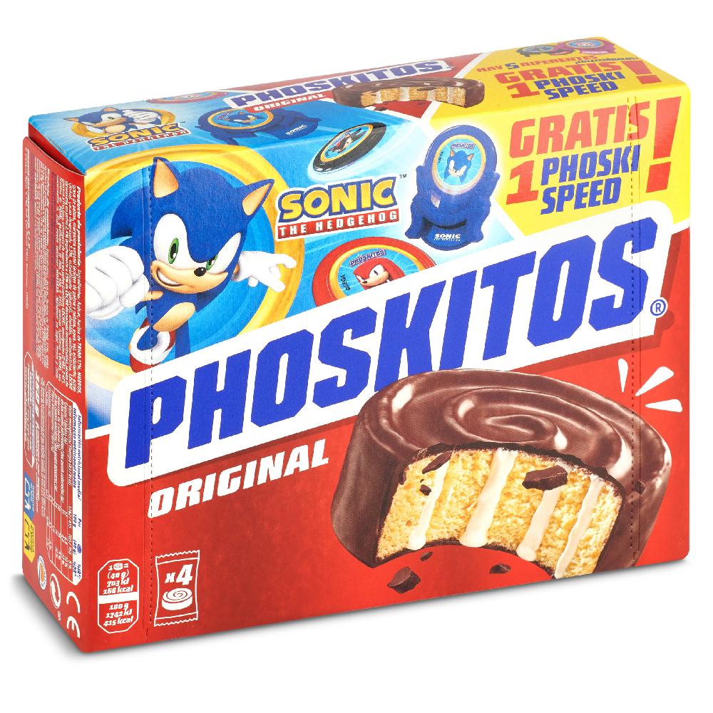 Dia Bollitos rellenos de leche Phoskitos caja 160 g