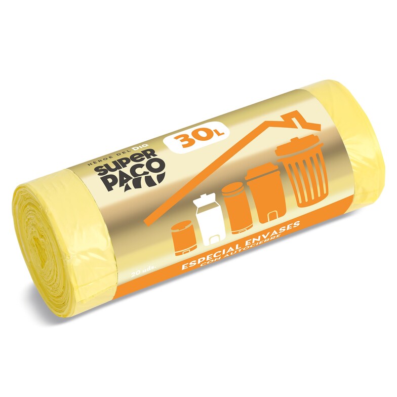 Dia Bolsa de basura especial envases 30 lt Super Paco de Dia 20 unidades