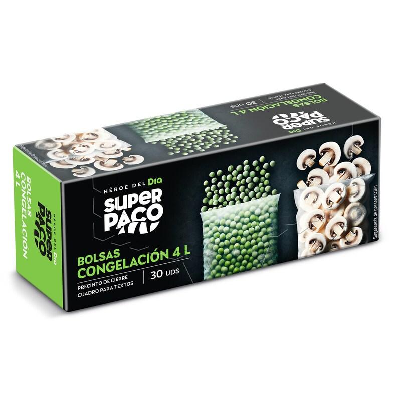 Dia Bolsas De Congelación 4 Litros Super Paco De Dia Caja 30 Unidades